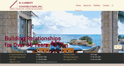 Desktop Screenshot of dgarrettconstruction.com