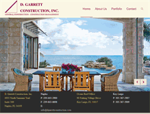 Tablet Screenshot of dgarrettconstruction.com